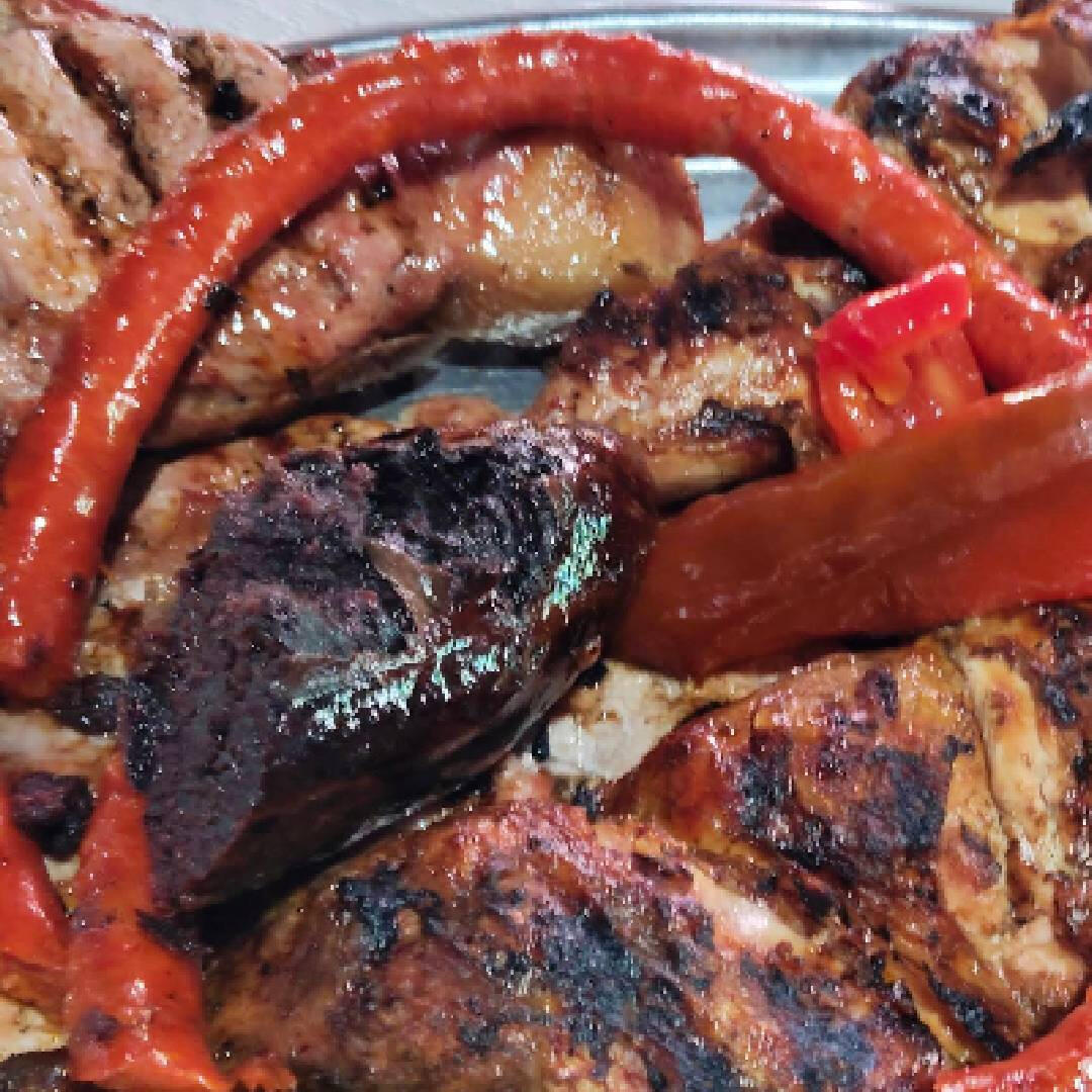 Carnes a la brasa con especias tradicionales, La Guancha