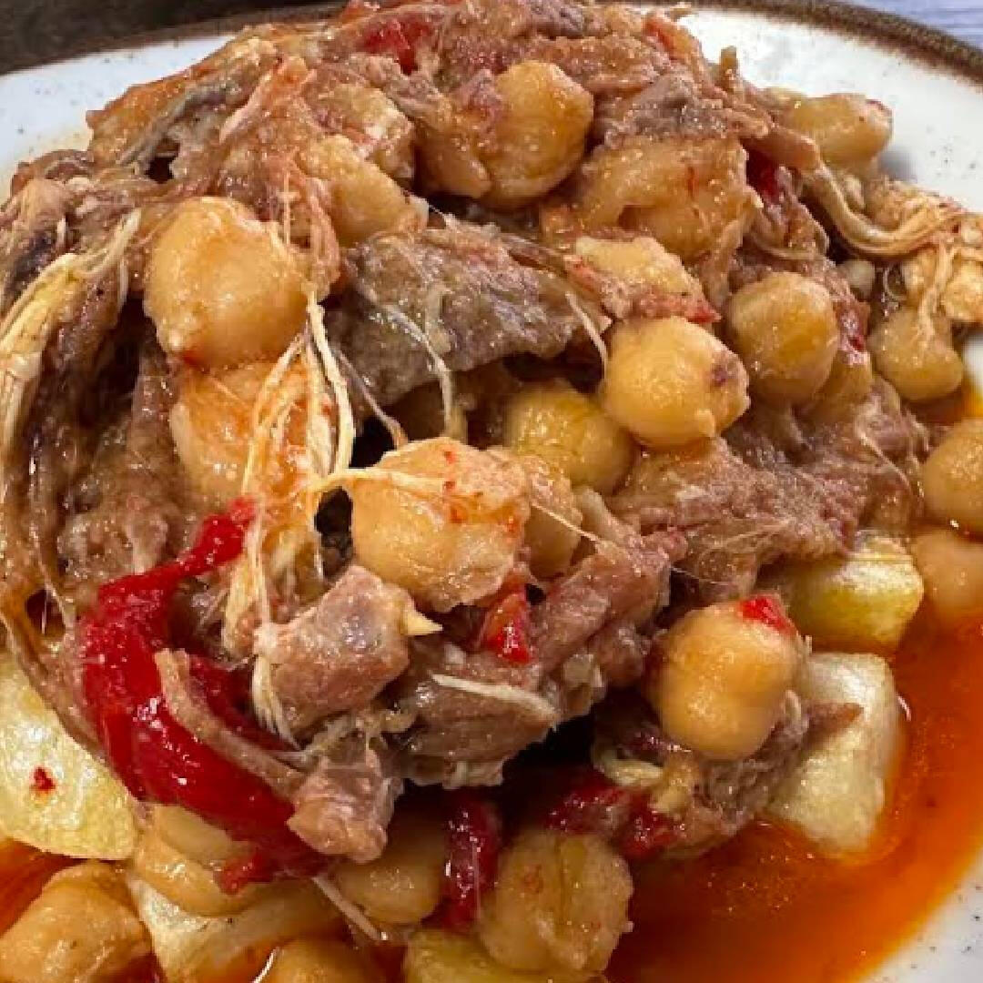 Ropa vieja canaria en Bodeguita Canaria, Santa Cruz